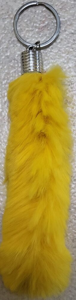 Fluffy-bont-geel-14cm-BestelEenKado.nl