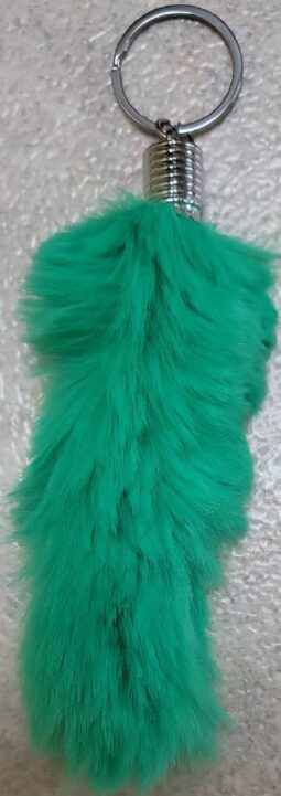 Fluffy-bont-groen-14cm-BestelEenKado.nl