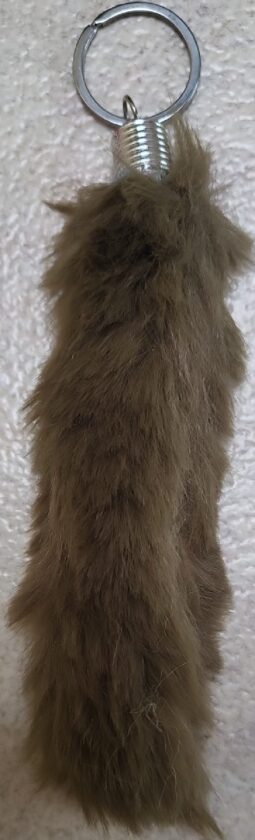 Fluffy-bont-legergroen-14cm-BestelEenKado.nl