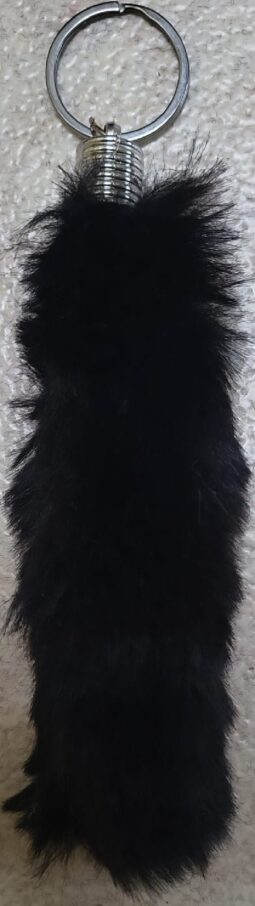 Fluffy-bont-zwart-14cm-BestelEenKado.nl