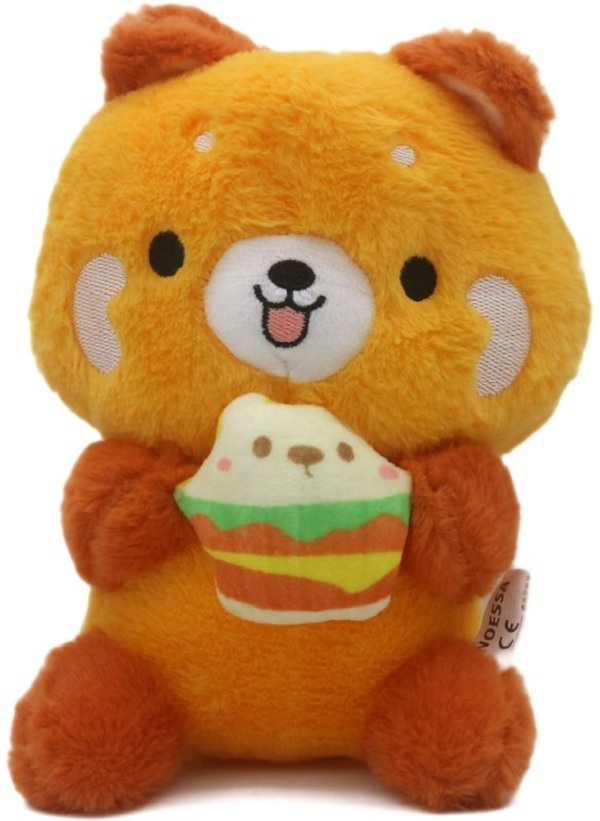 Een lieve fluweelzachte knuffel beer 20cm.