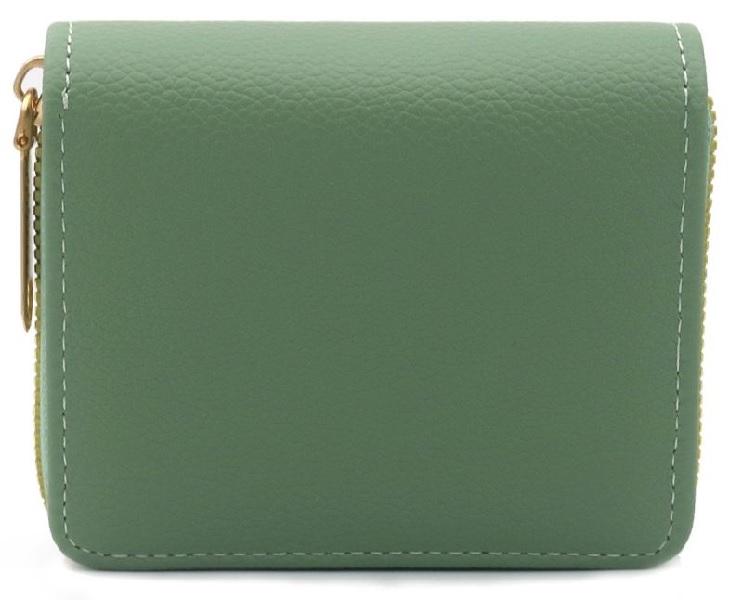 Portemonnee groen 11x9x2,5cm